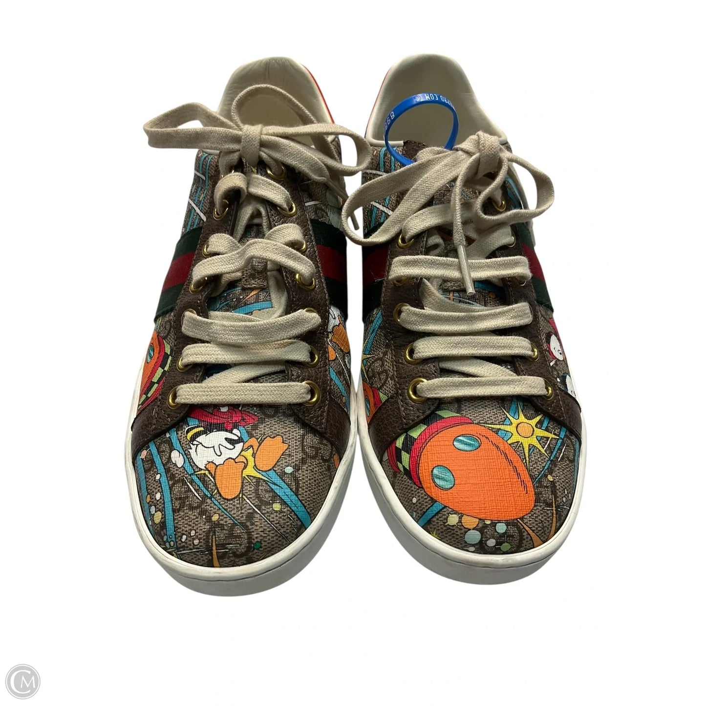 Shoes Luxury Designer By Gucci In Multi-colored, Size: 8