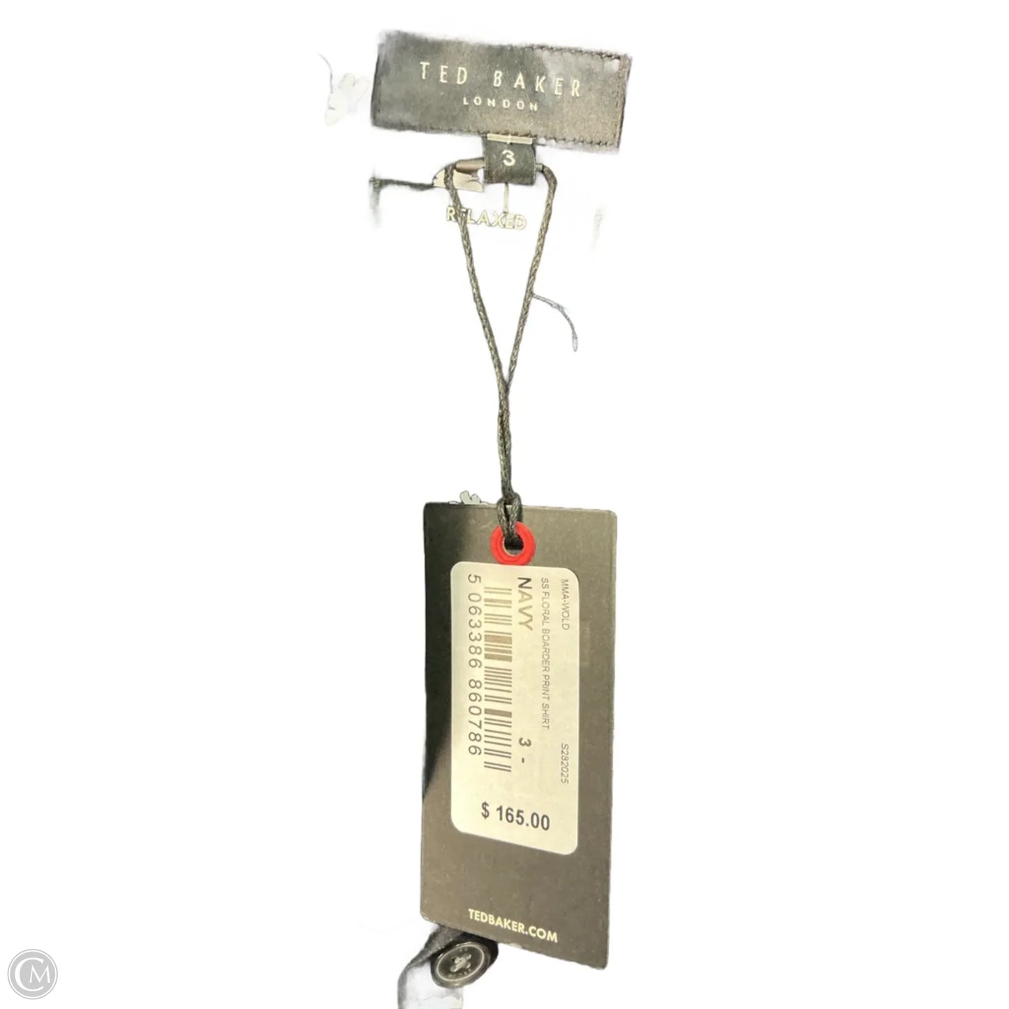 Top Short Sleeve Designer By Ted Baker In Blue, Size: S