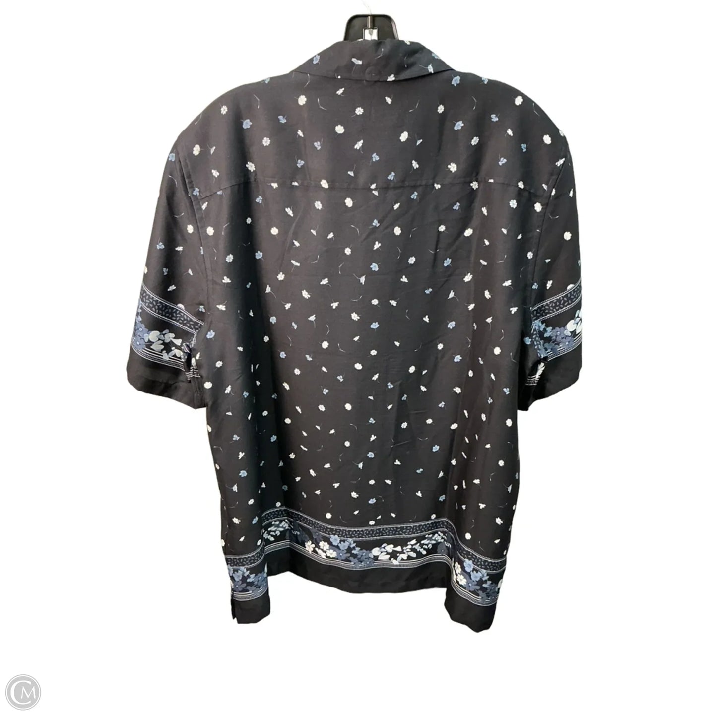 Top Short Sleeve Designer By Ted Baker In Blue, Size: S