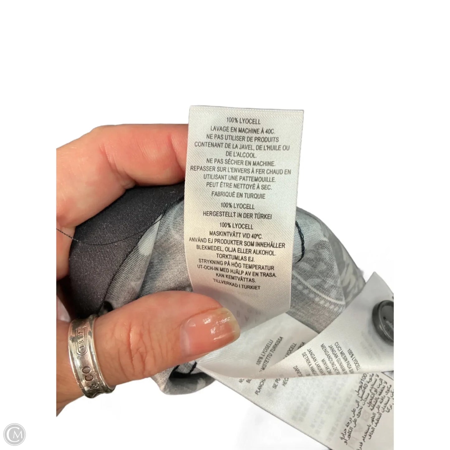 Top Short Sleeve Designer By Ted Baker In Blue, Size: S