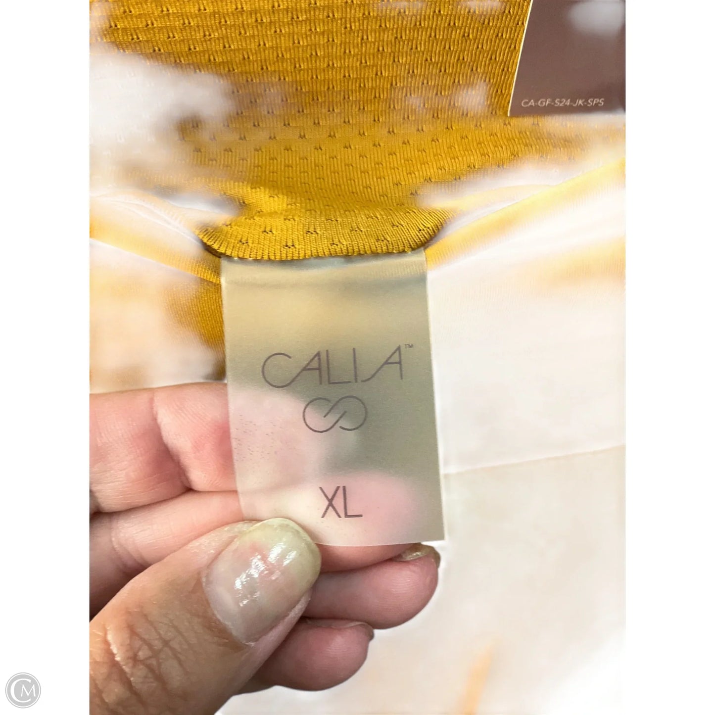 Athletic Skirt By Calia In Yellow, Size: Xl