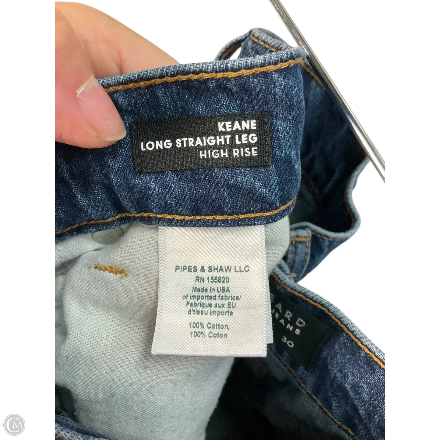 Jeans Wide Leg By Veronica Beard In Blue, Size: 10