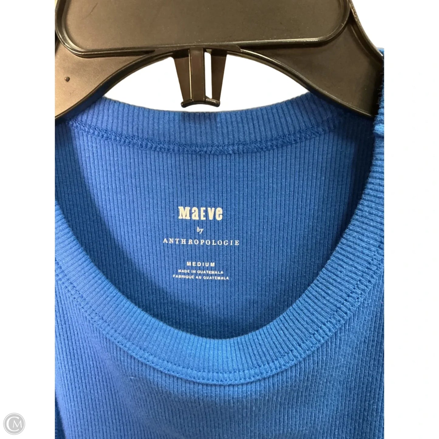 Top Sleeveless By Maeve In Blue, Size: M