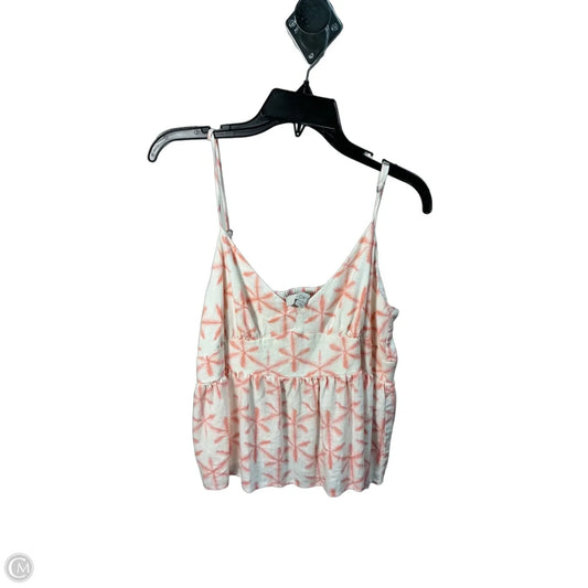 Top Sleeveless By Loft In Multi-colored, Size: L