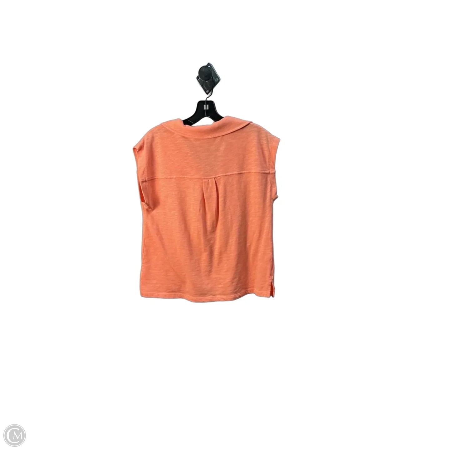 Top Sleeveless By Loft In Orange, Size: S