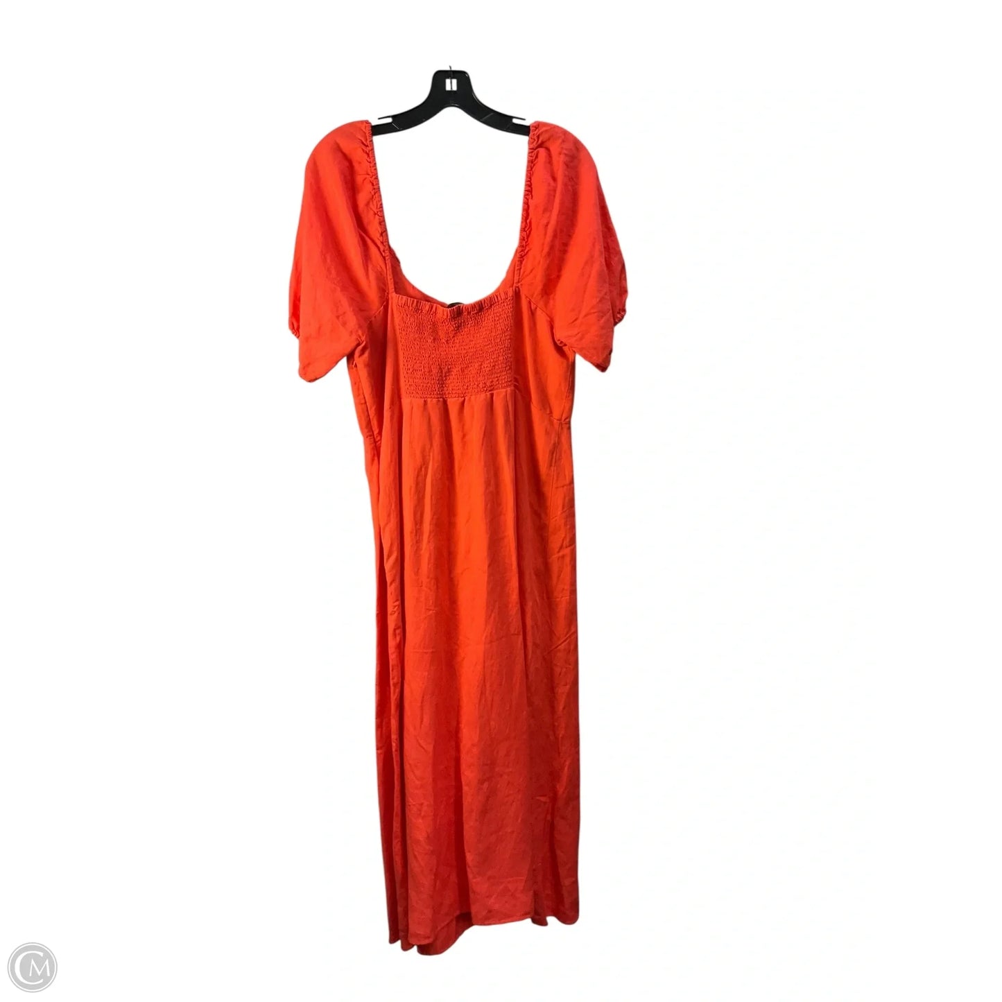 Dress Casual Maxi By Loft In Orange, Size: L
