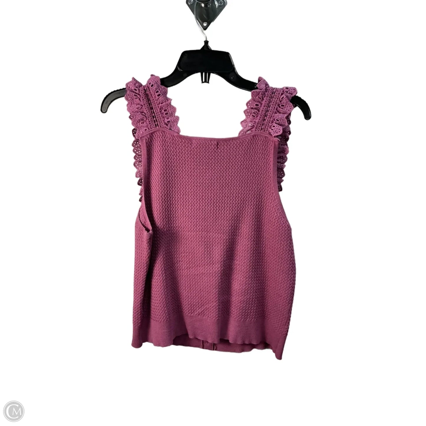 Top Sleeveless By Clothes Mentor In Purple, Size: Xl