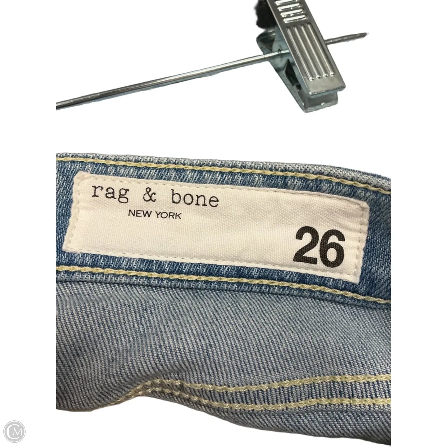Jeans Skinny By Rag And Bone In Blue, Size: 4