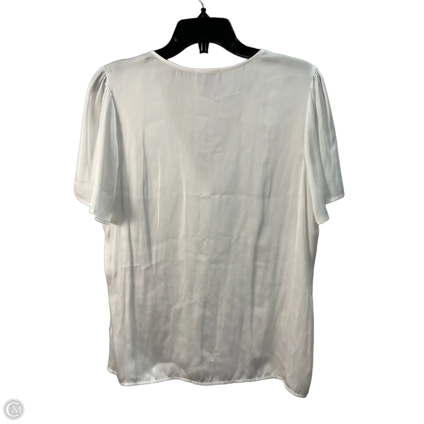 Top Short Sleeve By Paige In White, Size: M