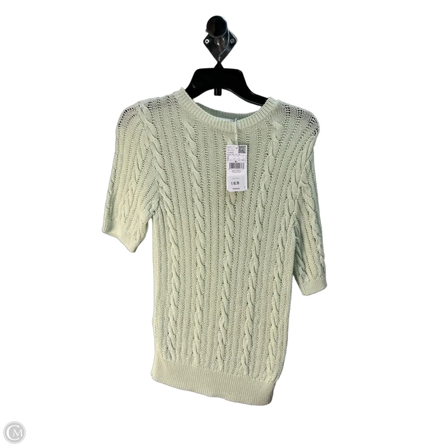 Top Short Sleeve By Mng In Green, Size: S