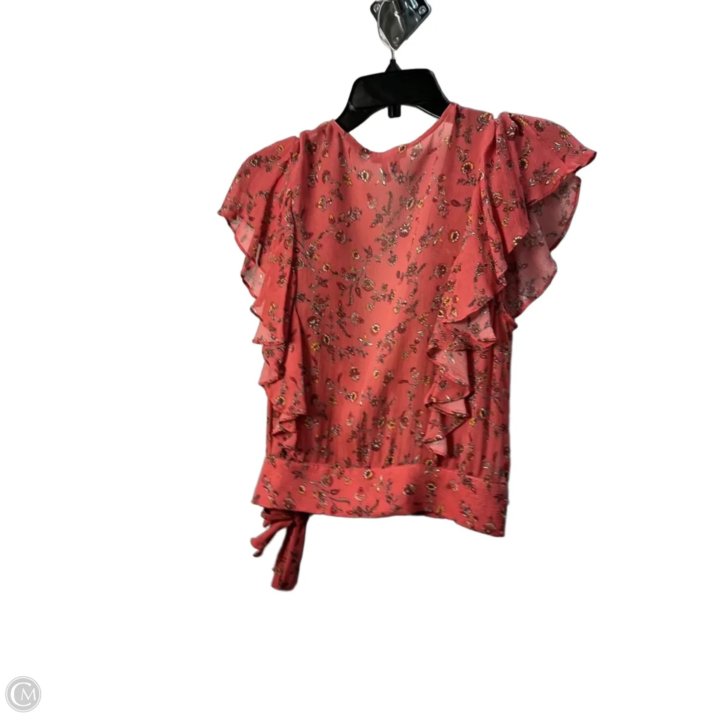 Top Short Sleeve By Paige In Orange, Size: M