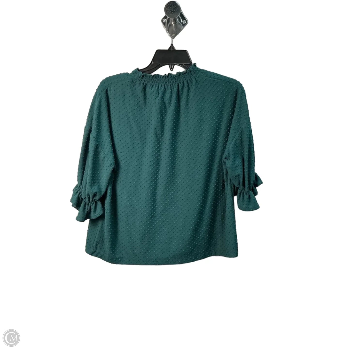 Top Short Sleeve By Madewell In Green, Size: M