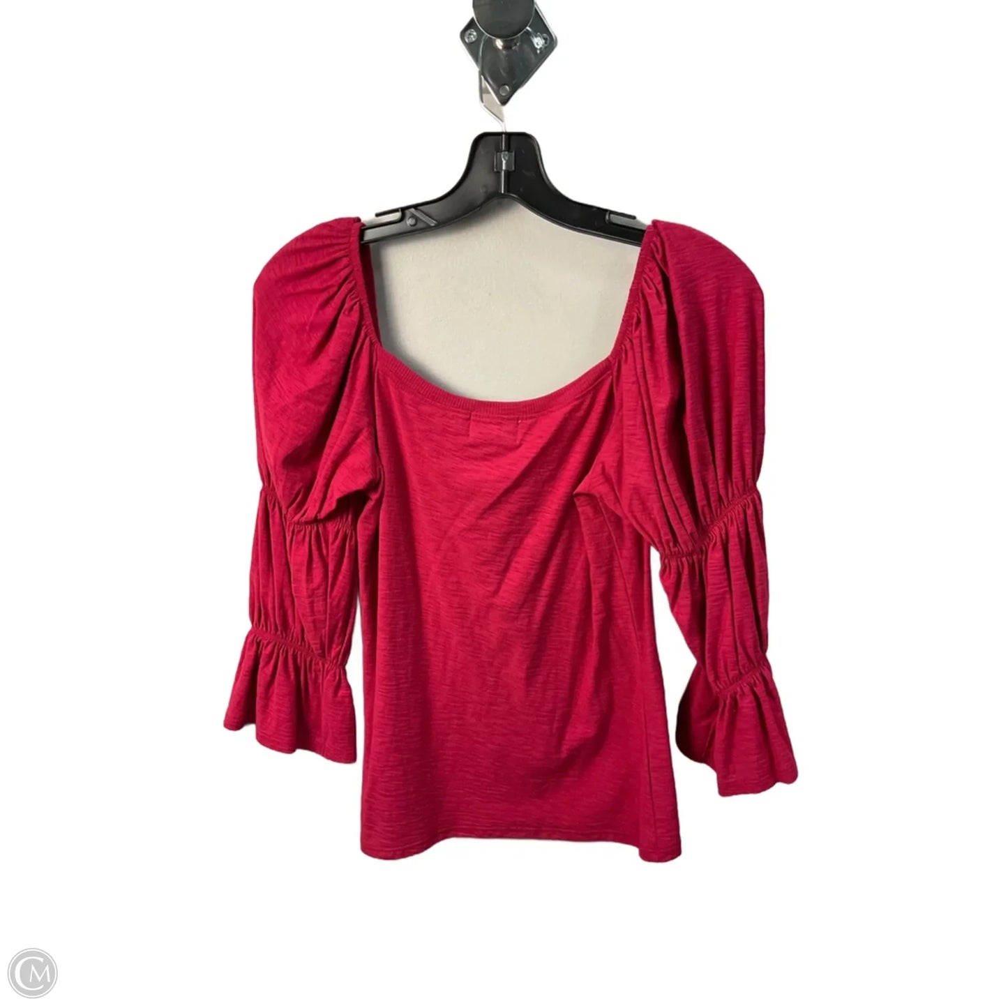 Top Long Sleeve By Nation In Red, Size: Xs