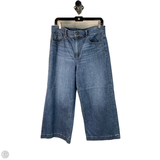 Jeans Wide Leg By Ann Taylor In Blue, Size: 8