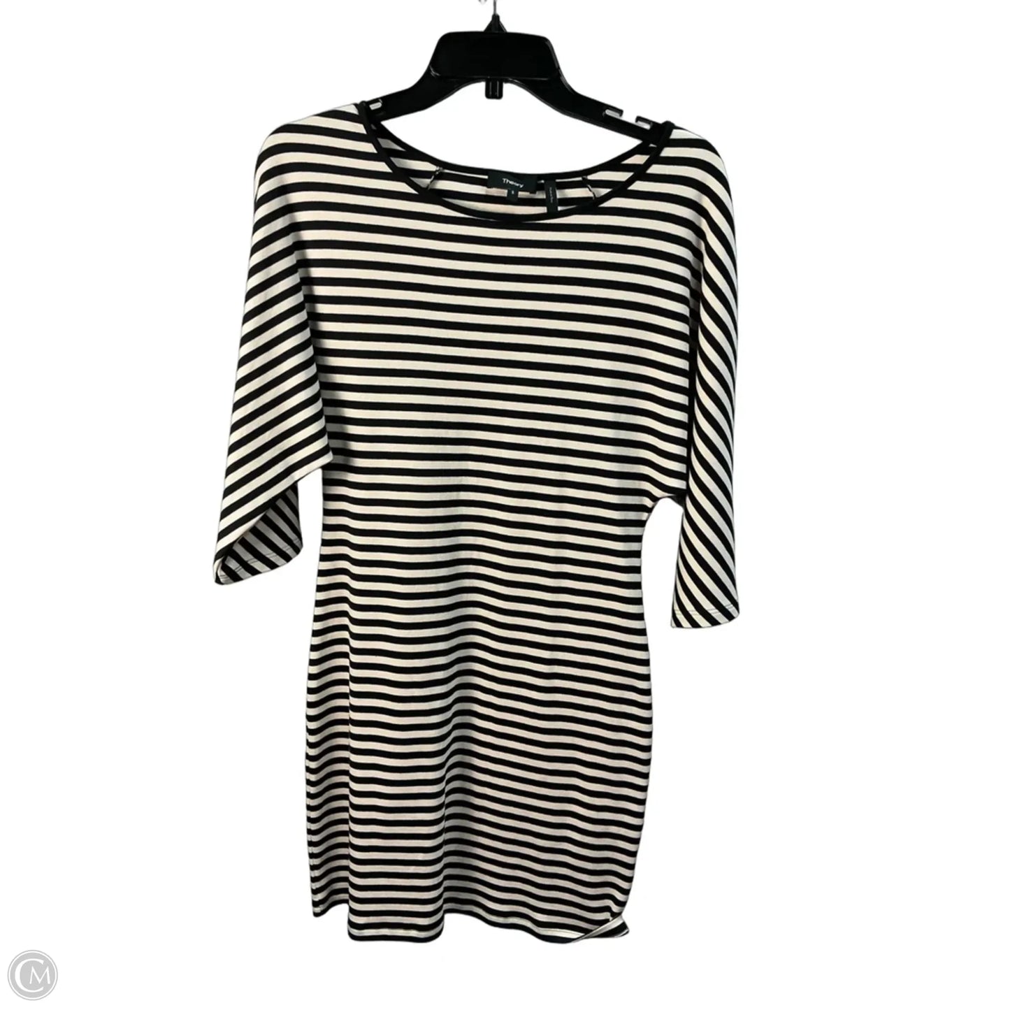 Dress Casual Short By Theory In Striped Pattern, Size: S
