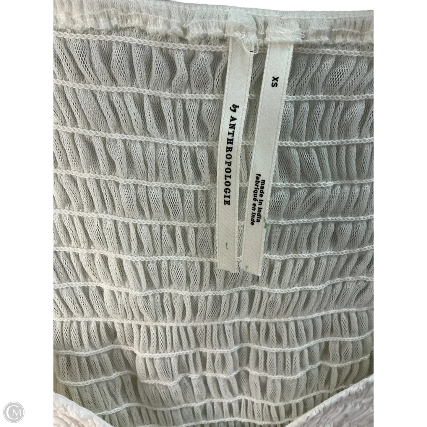 Top Long Sleeve By Anthropologie In White, Size: Xs