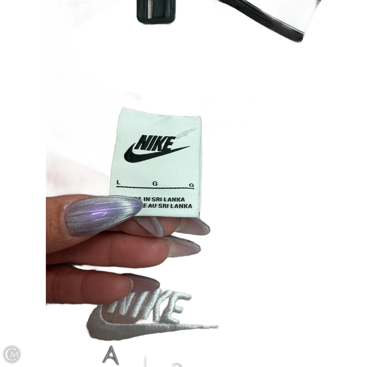 Dress Casual Midi By Nike In Pink, Size: L