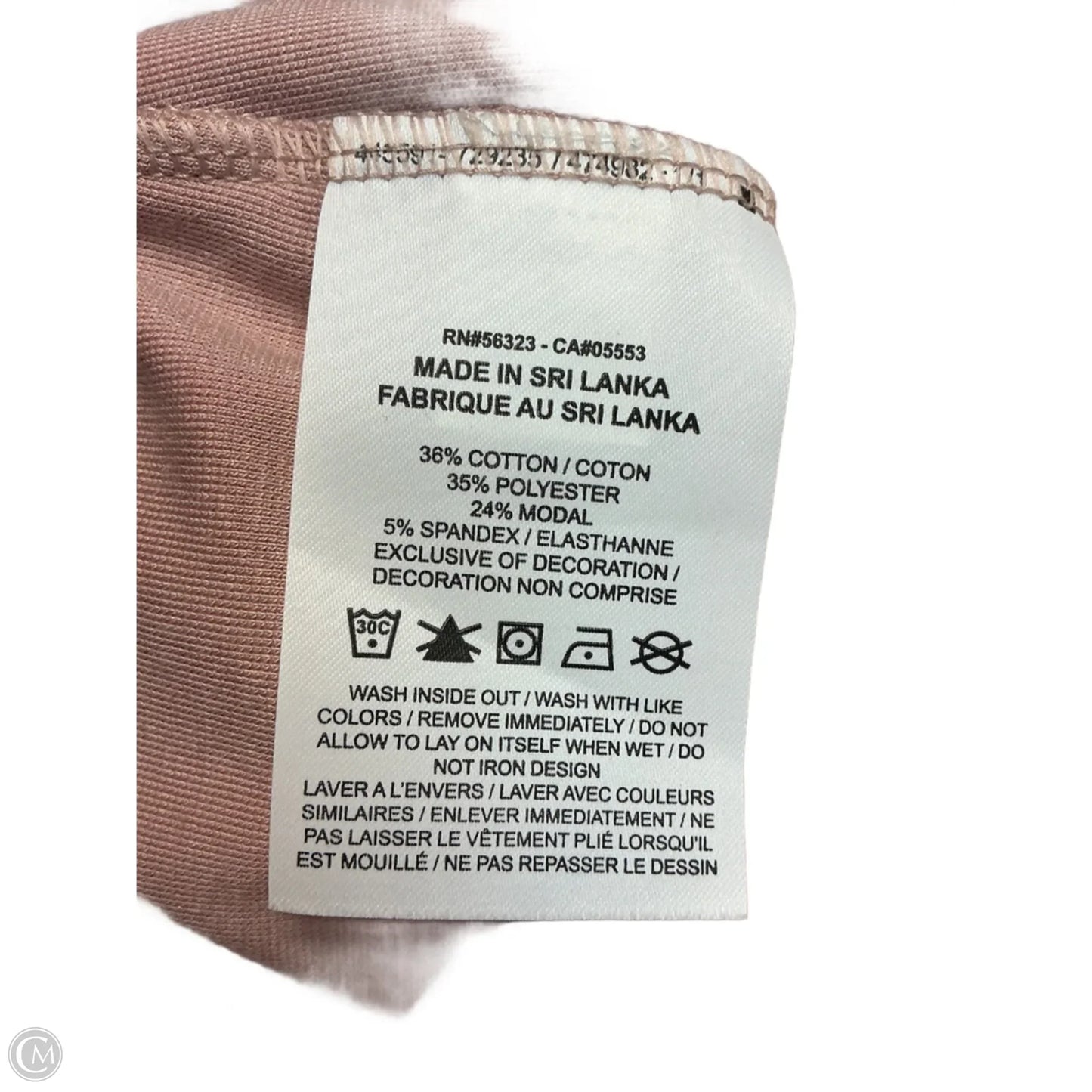 Dress Casual Midi By Nike In Pink, Size: L