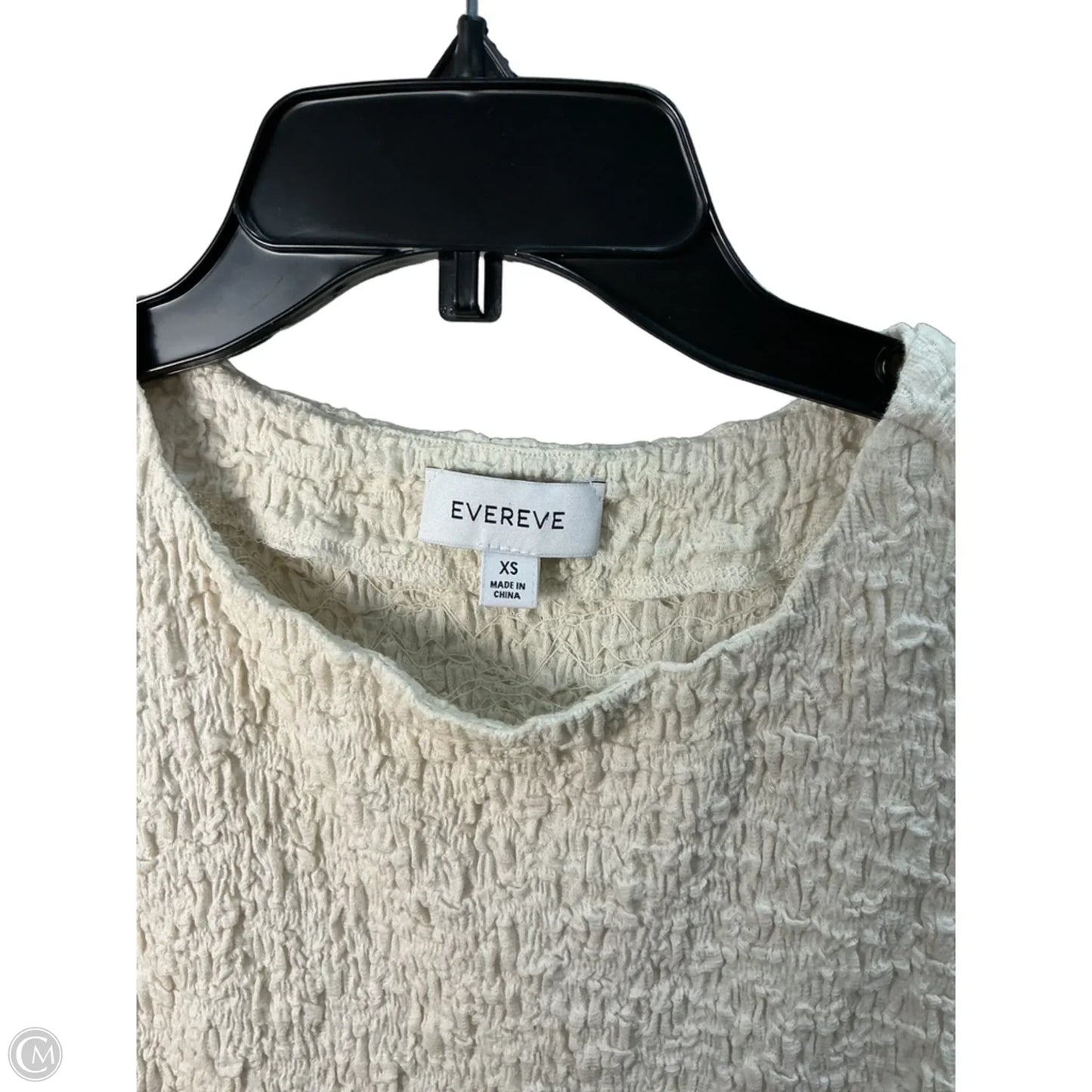 Top Sleeveless By Evereve In Cream, Size: Xs
