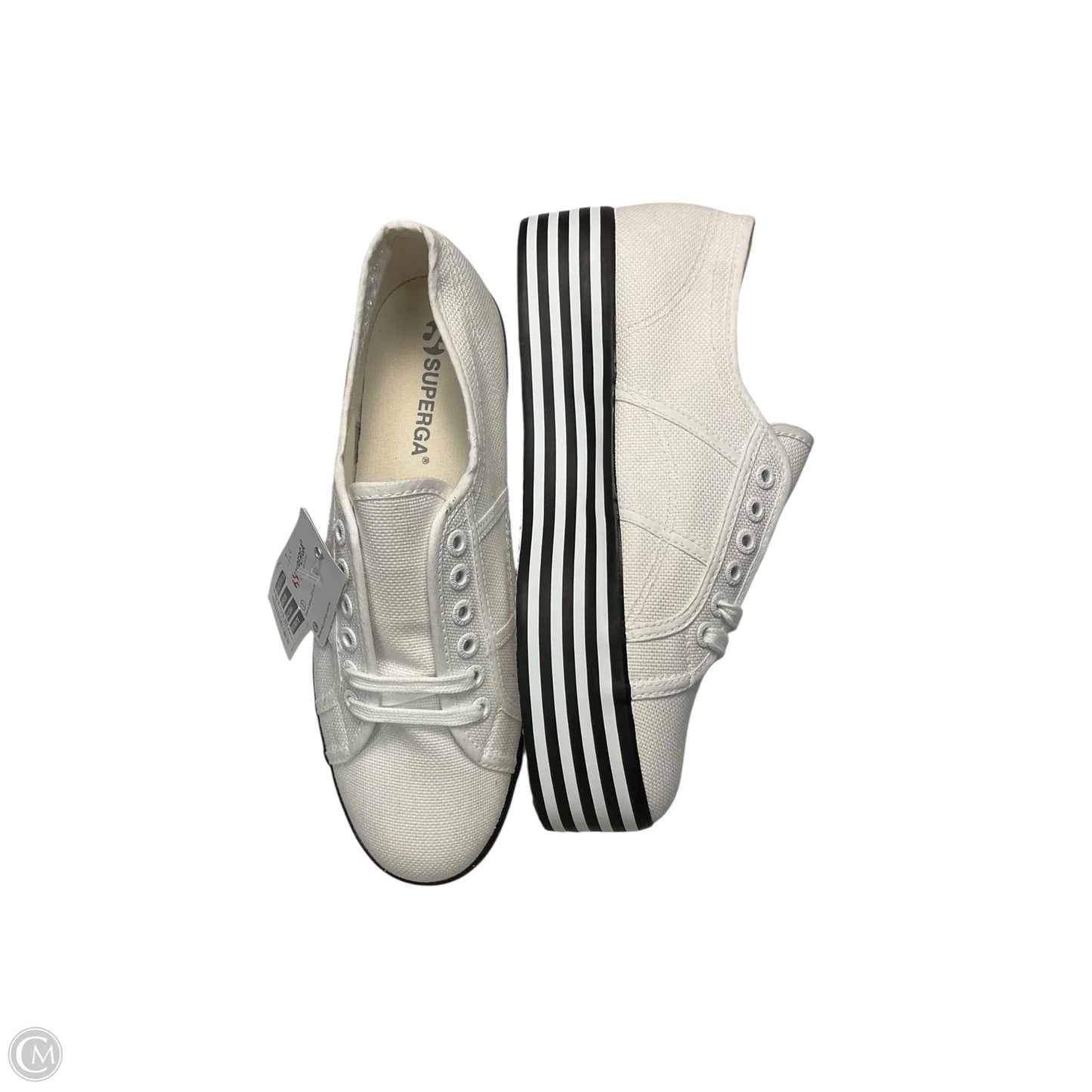 Shoes Sneakers By Superga In White, Size: 10