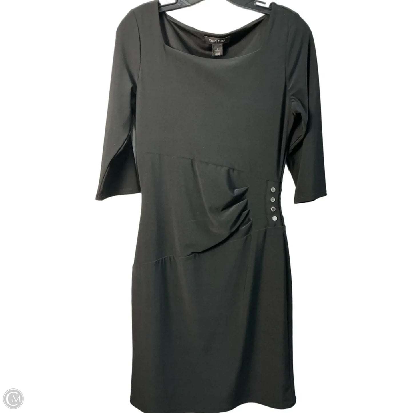 Dress Casual Midi By White House Black Market In Black, Size: S