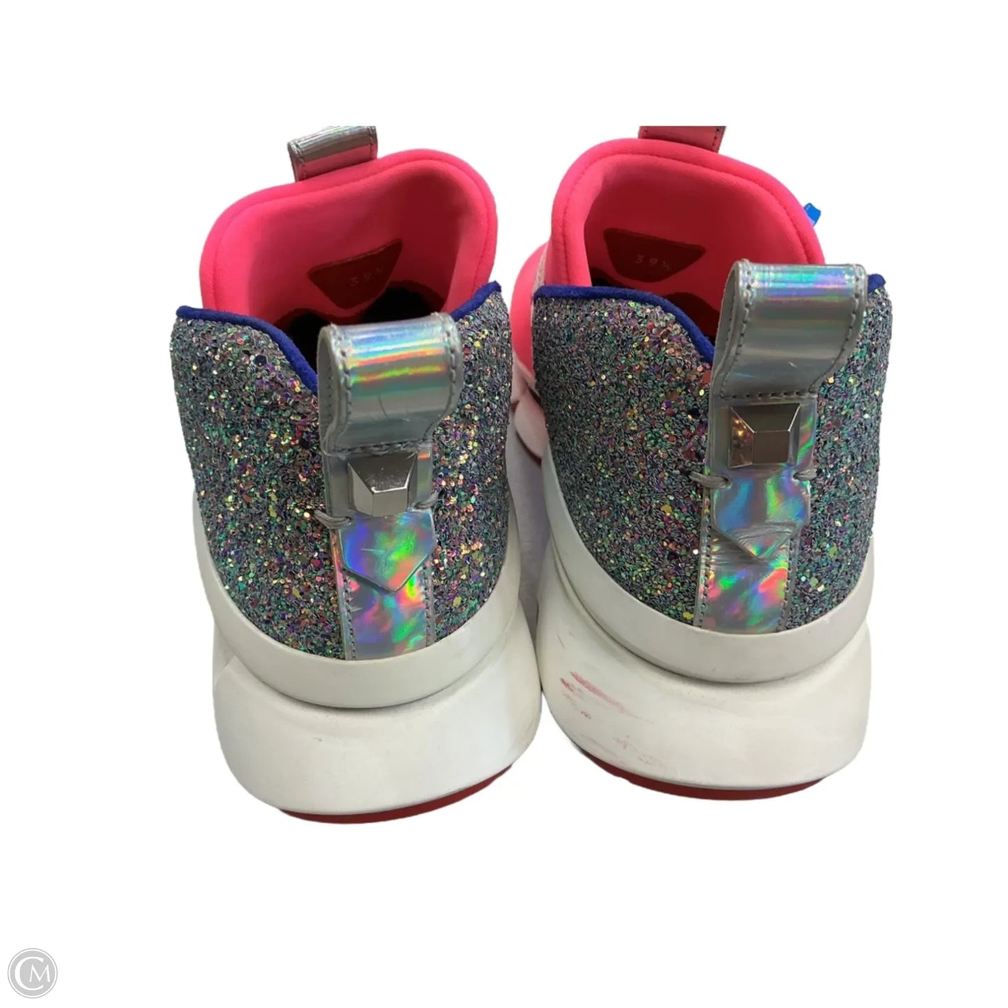 Shoes Luxury Designer By Christian Louboutin In Pink, Size: 9.5