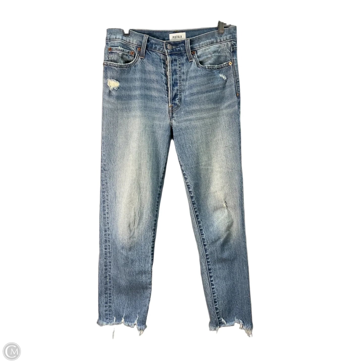 Jeans Skinny By Pistola In Blue Denim, Size: 4