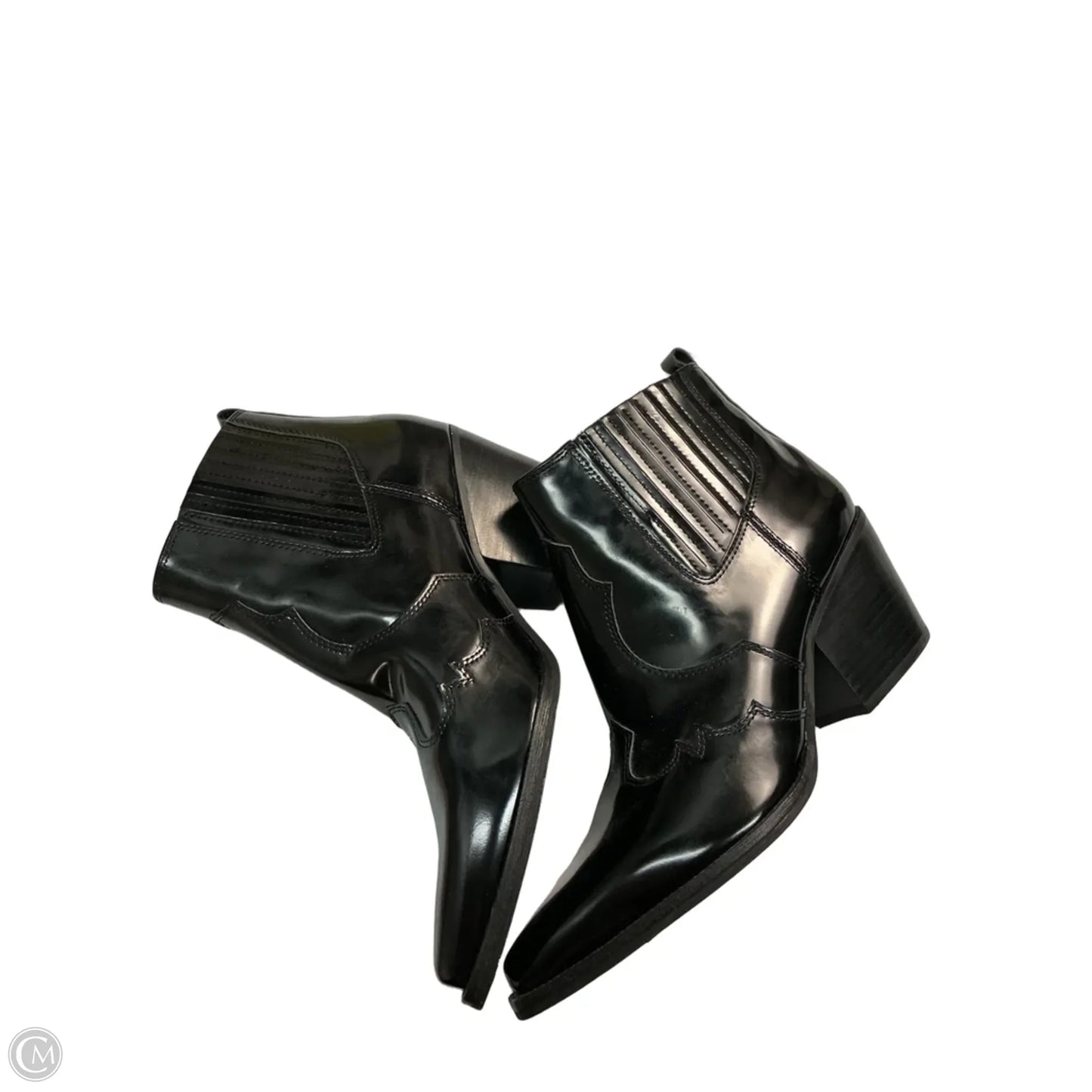 Boots Western By Sam Edelman In Black, Size: 8.5