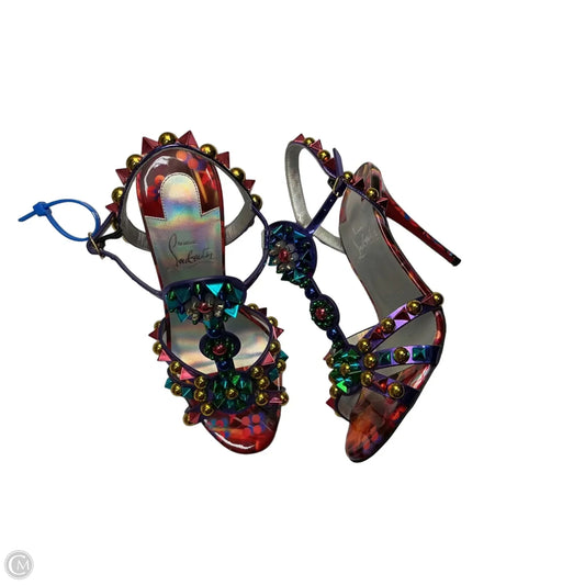 Shoes Luxury Designer By Christian Louboutin In Multi-colored, Size: 8