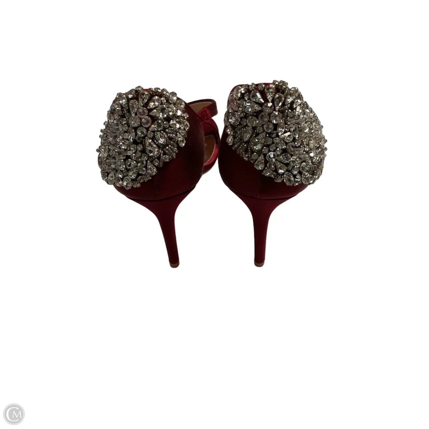 Shoes Heels Stiletto By Badgley Mischka In Maroon, Size: 6.5