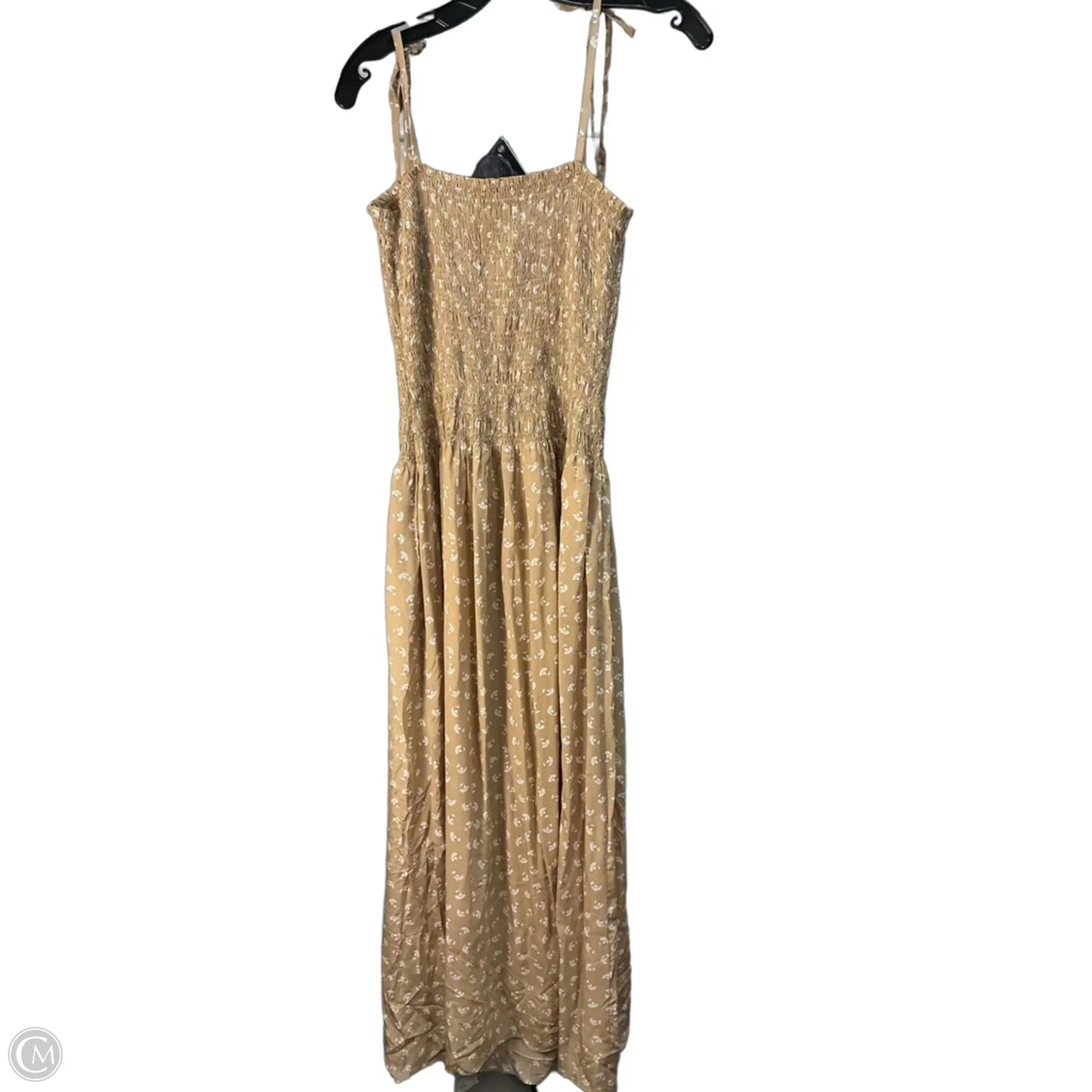 Dress Casual Maxi By Rebecca Taylor In Tan, Size: M