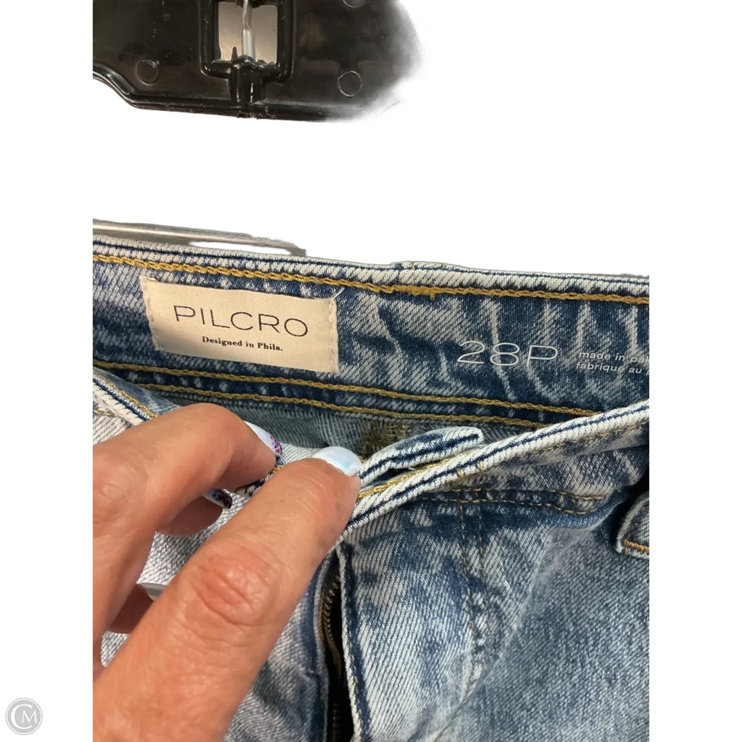 Jeans Wide Leg By Pilcro In Blue Denim, Size: 6