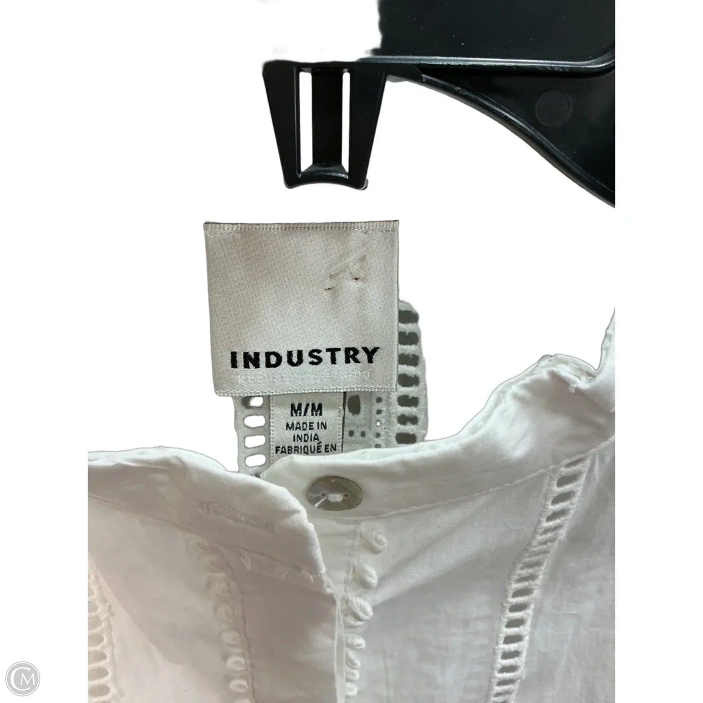 Top Long Sleeve By Industry In Cream, Size: M