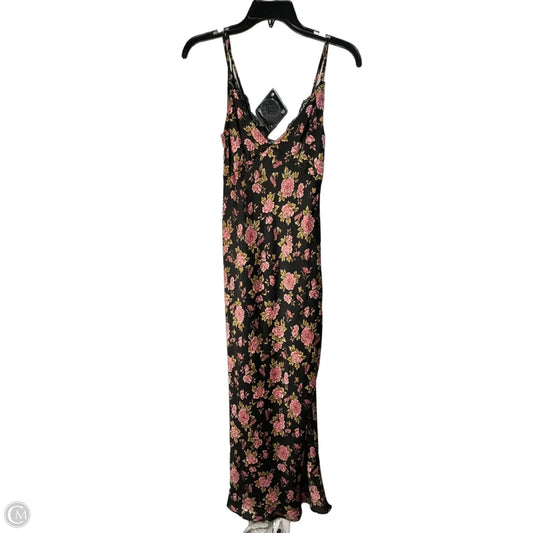 Dress Casual Maxi By Zara In Floral Print, Size: S
