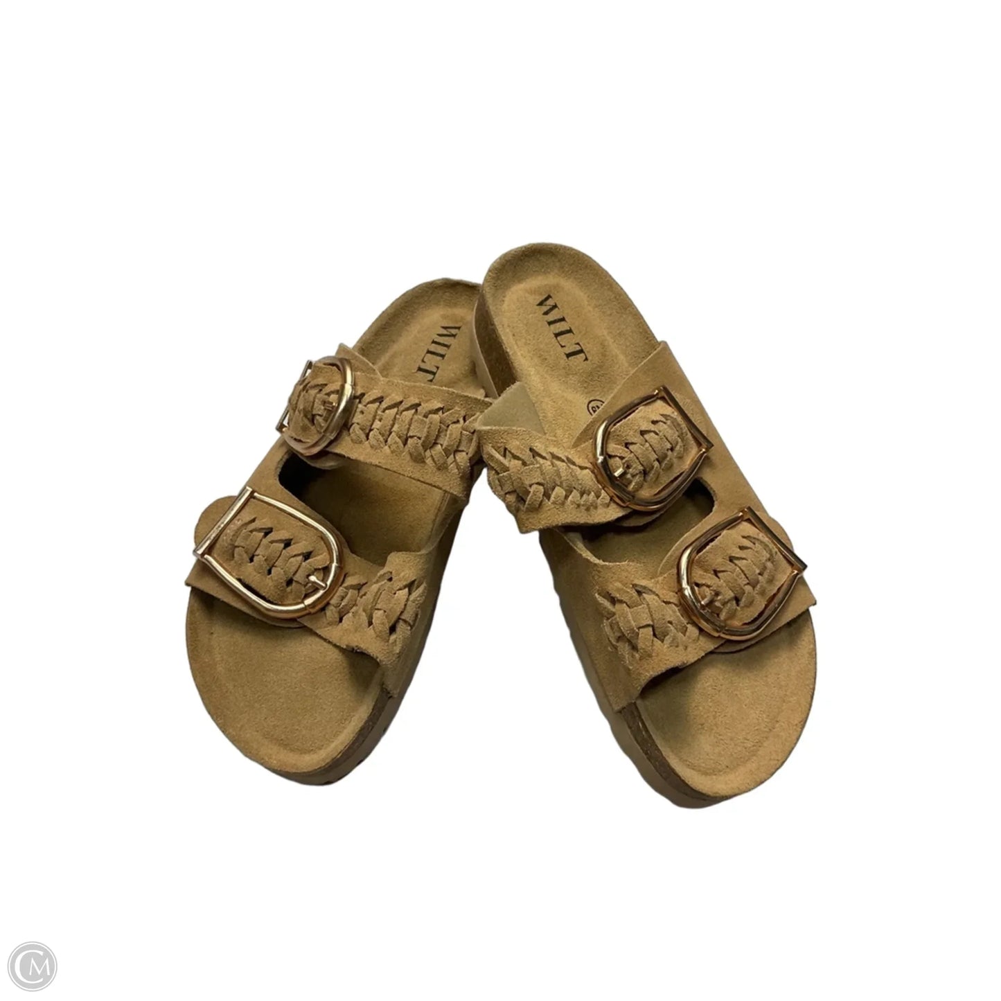Sandals Flats By Wilt In Tan, Size: 6