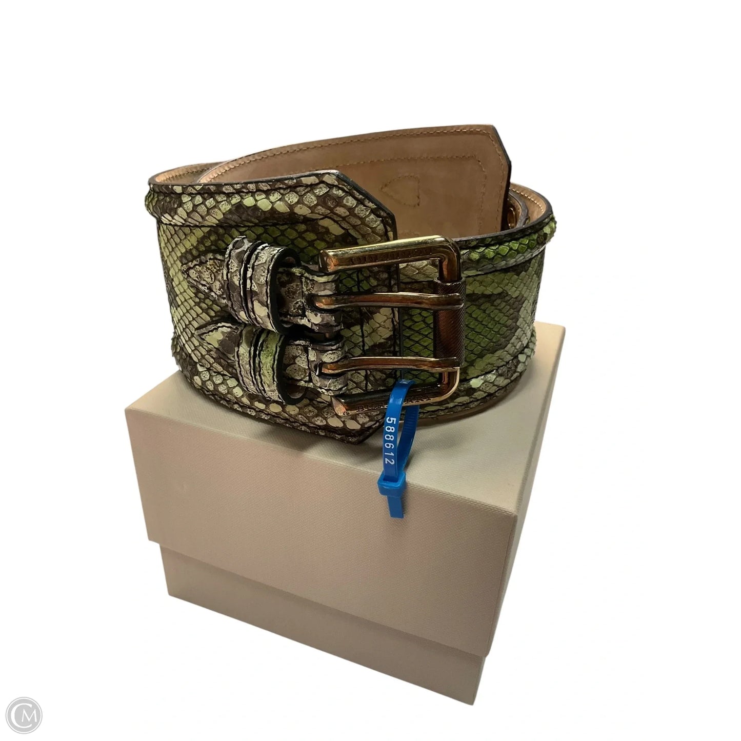 Belt Luxury Designer By Burberry, Size: Medium