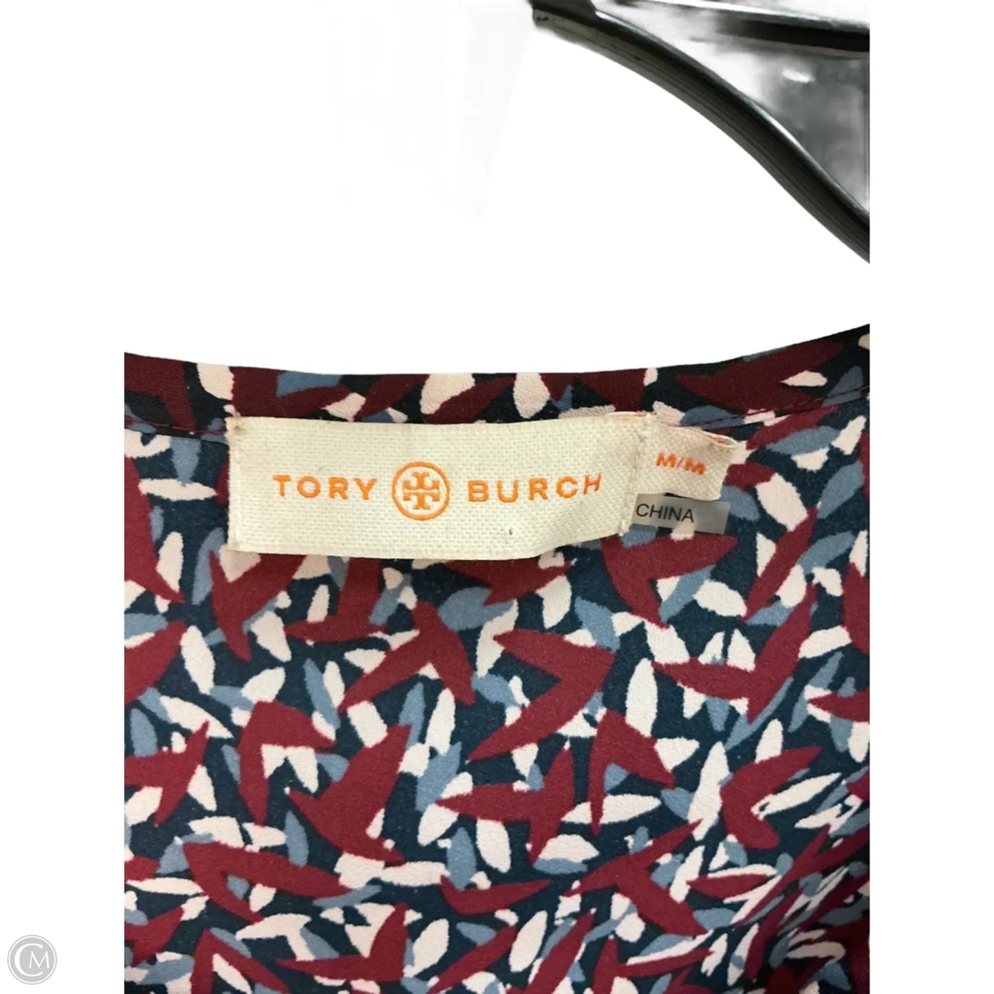 Top Long Sleeve Designer By Tory Burch In Multi-colored, Size: M