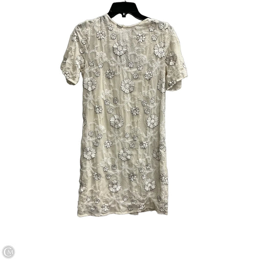 Dress Casual Short By Asos In Cream & White, Size: 4