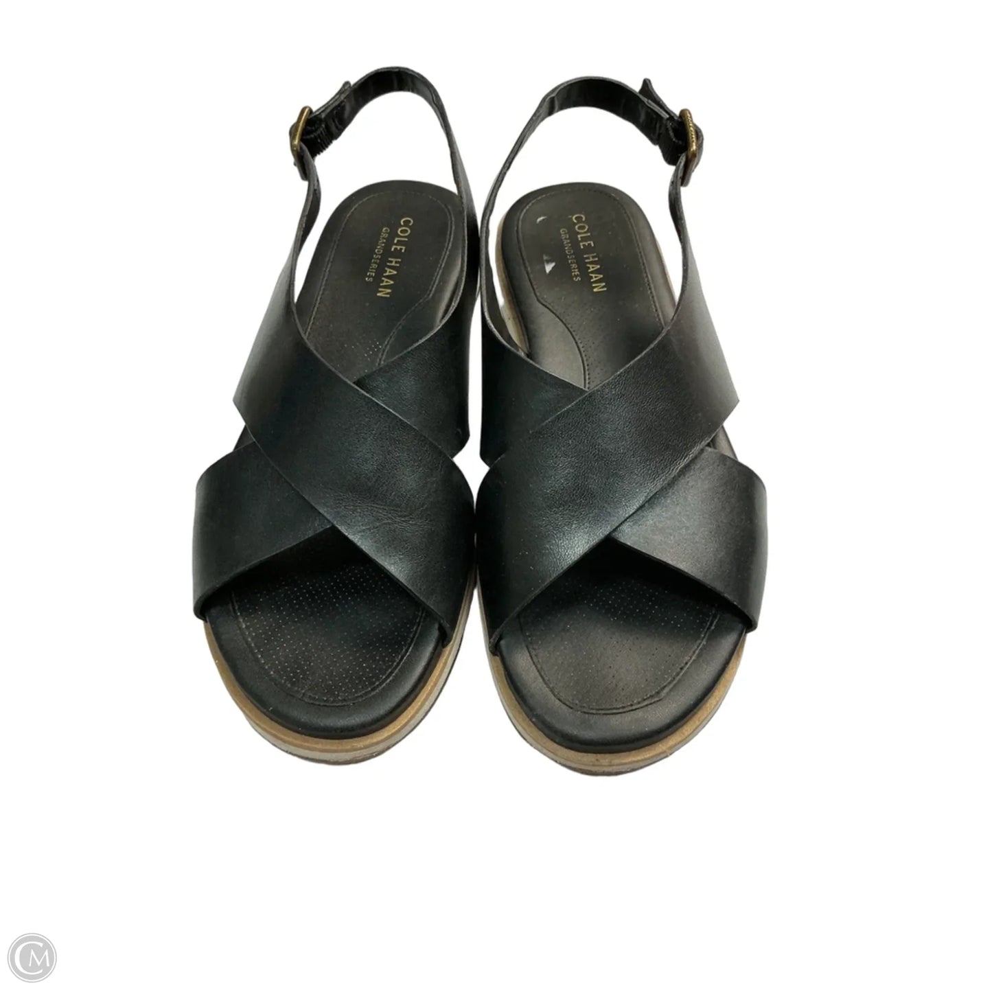 Sandals Flats By Cole-haan In Black, Size: 6