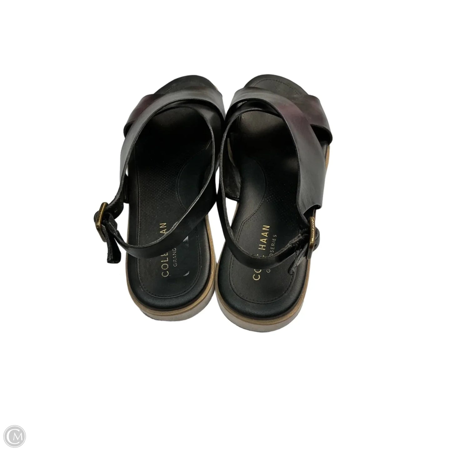 Sandals Flats By Cole-haan In Black, Size: 6