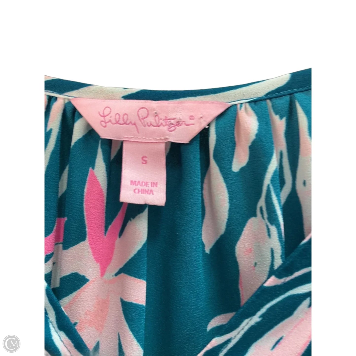 Top Long Sleeve Designer By Lilly Pulitzer In Blue, Size: S