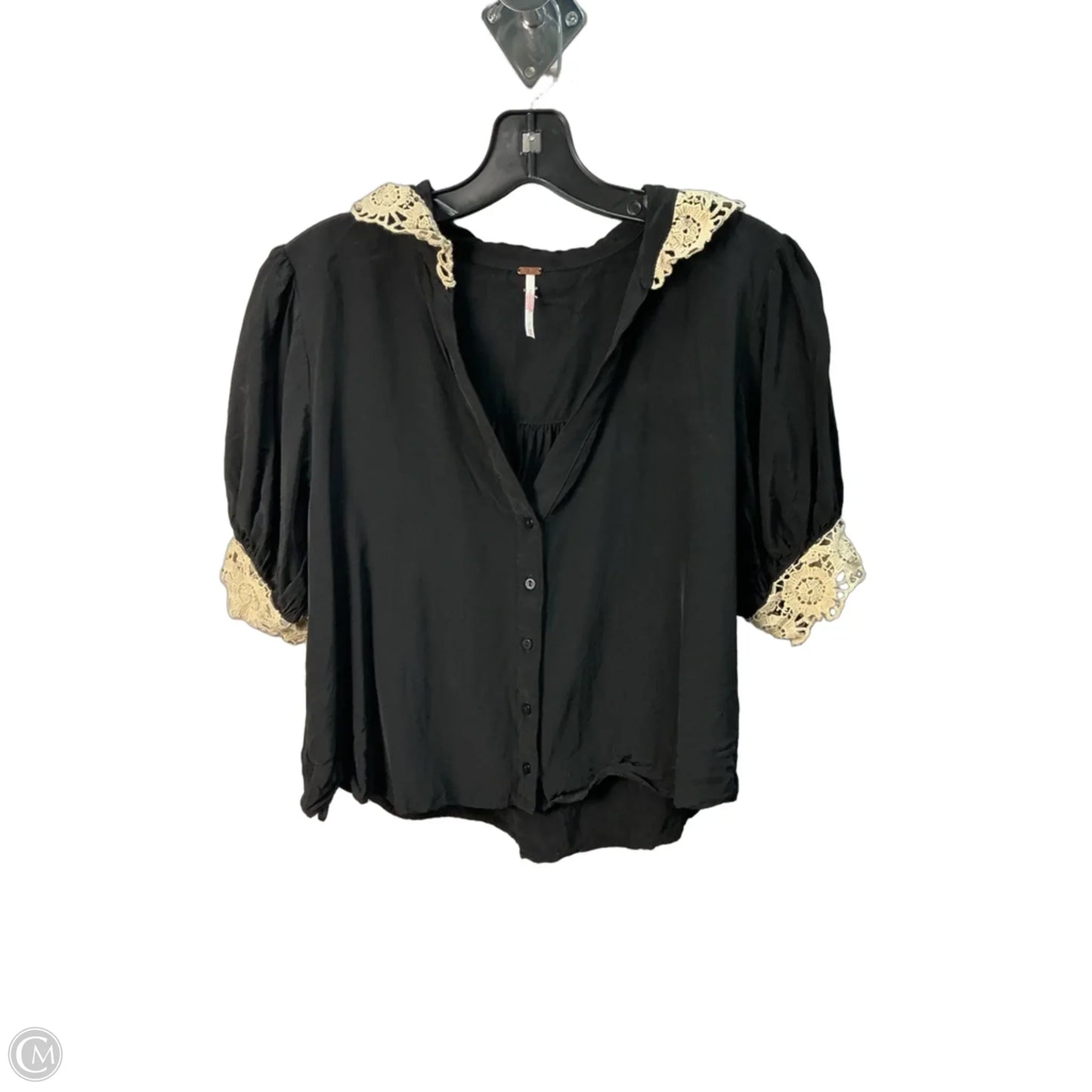 Top Short Sleeve By We The Free In Black, Size: Xs