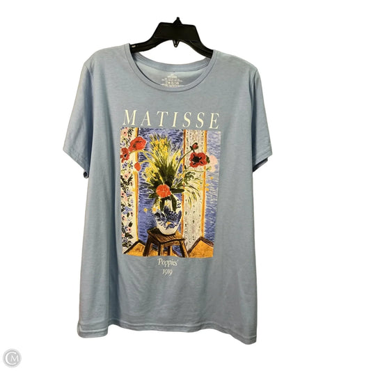 Top Short Sleeve By Clothes Mentor In Blue, Size: 22