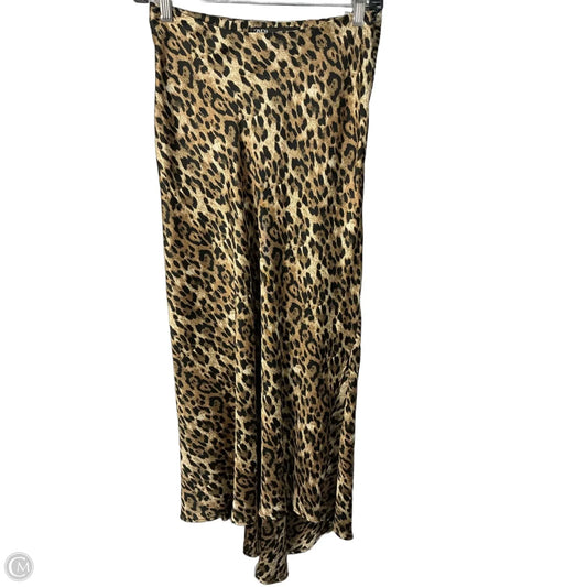 Skirt Maxi By Zara In Animal Print, Size: S