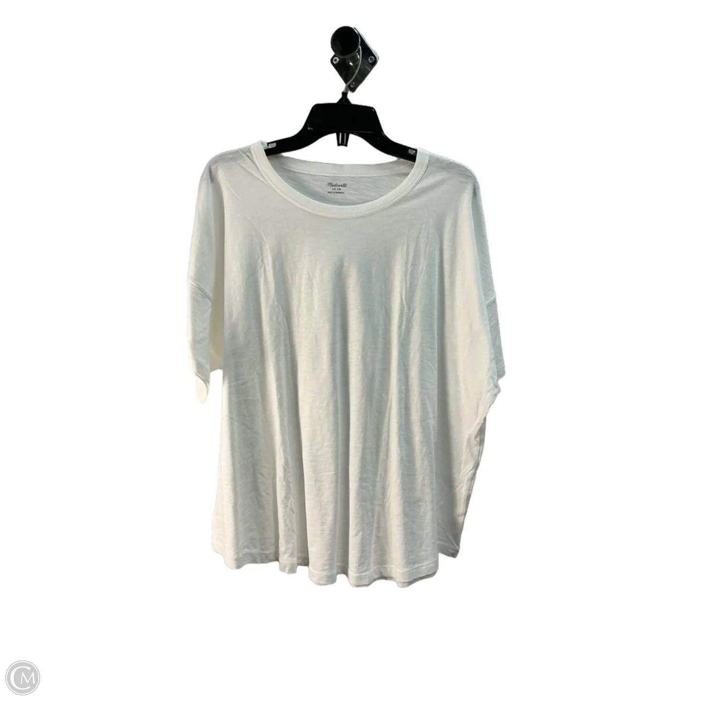 Top Short Sleeve Basic By Madewell In White, Size: 24