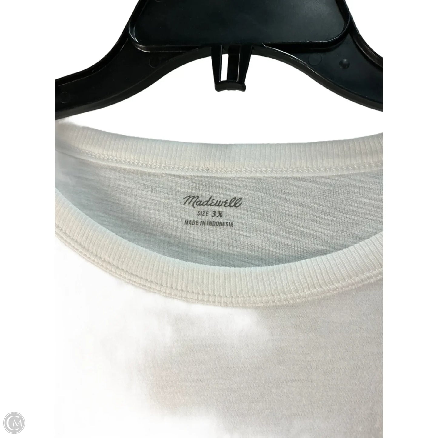 Top Short Sleeve Basic By Madewell In White, Size: 24