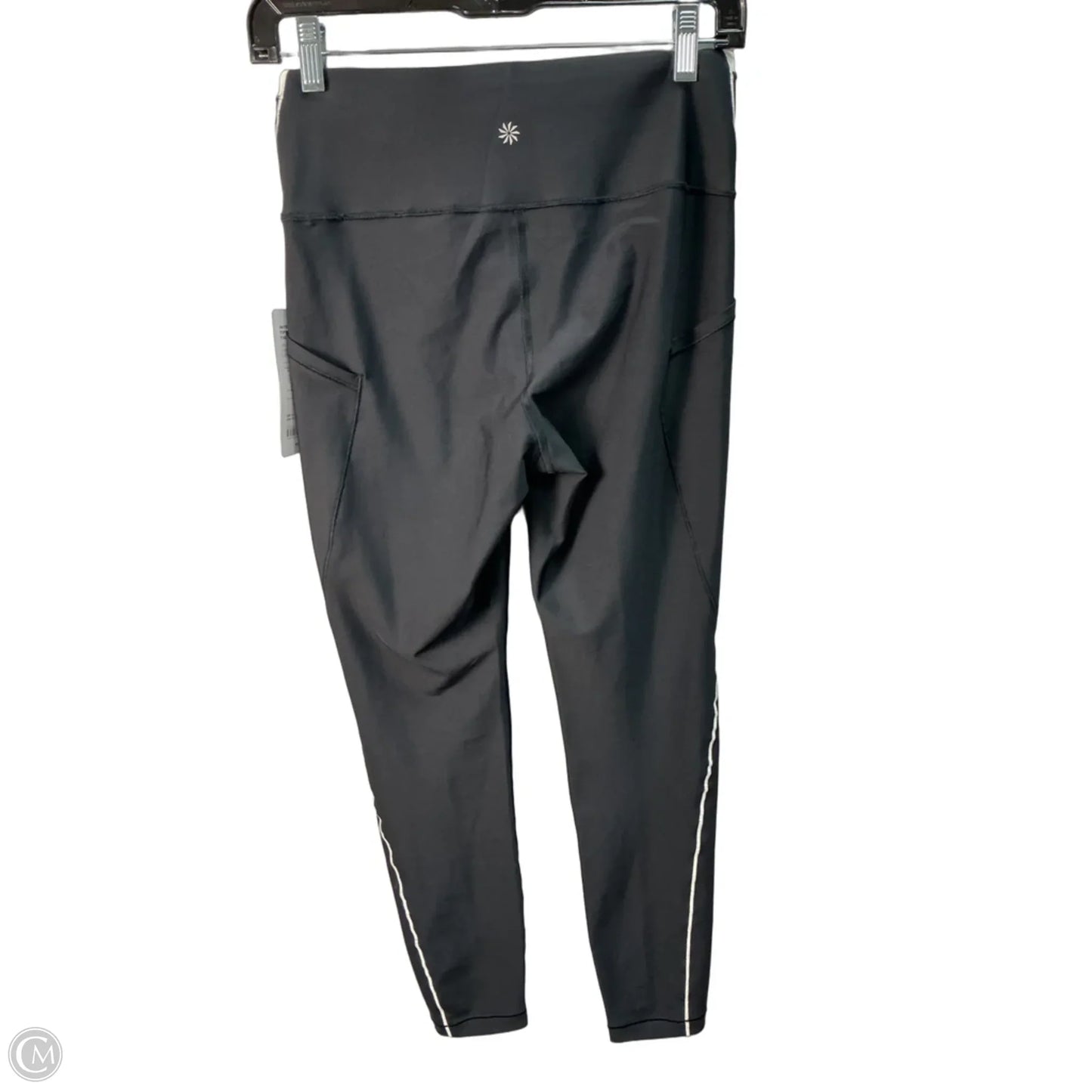 Athletic Leggings By Athleta In Black & White, Size: M