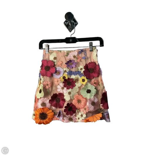 Skirt Mini & Short By Altard State In Multi-colored, Size: 0