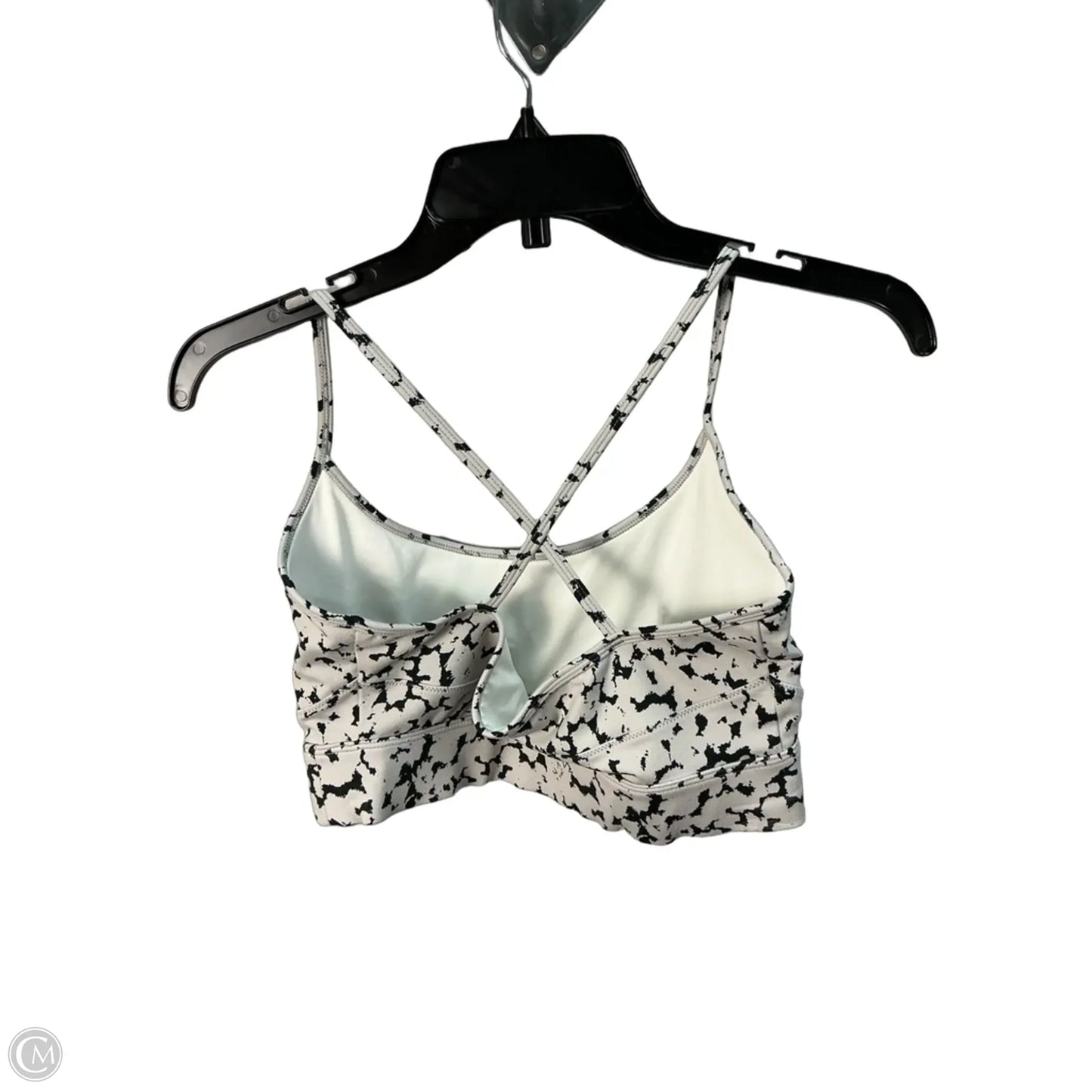 Athletic Bra By Varley In Black & Grey, Size: L