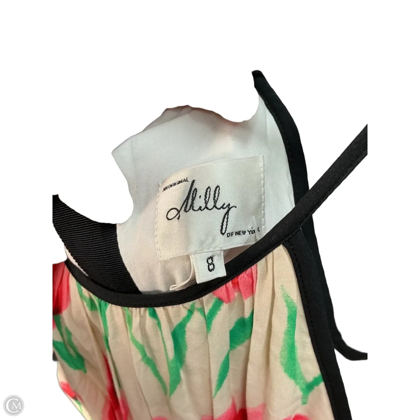 Dress Designer By Milly In Black & Pink, Size: M